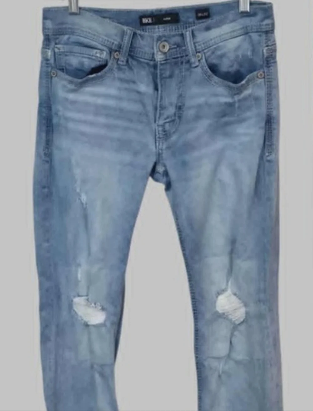 BKE Aiden Distressed Cotton Casual Denim Jeans Mens 30 x 32